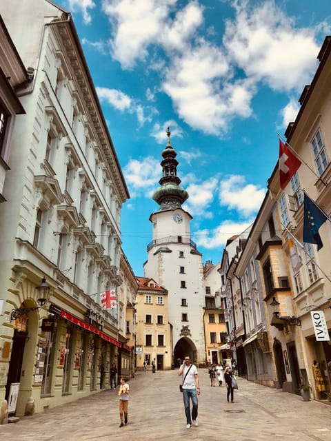 From Vienna: Bratislava with Local Guide, Castle & UFO Views - The UFO Observation Deck and Danube views
