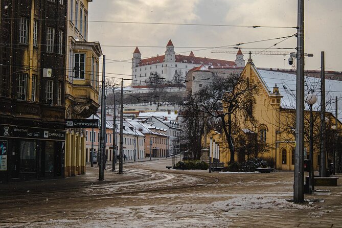 Guided City and Castle Tour from Bratislava - The uphill walk to Bratislava Castle
