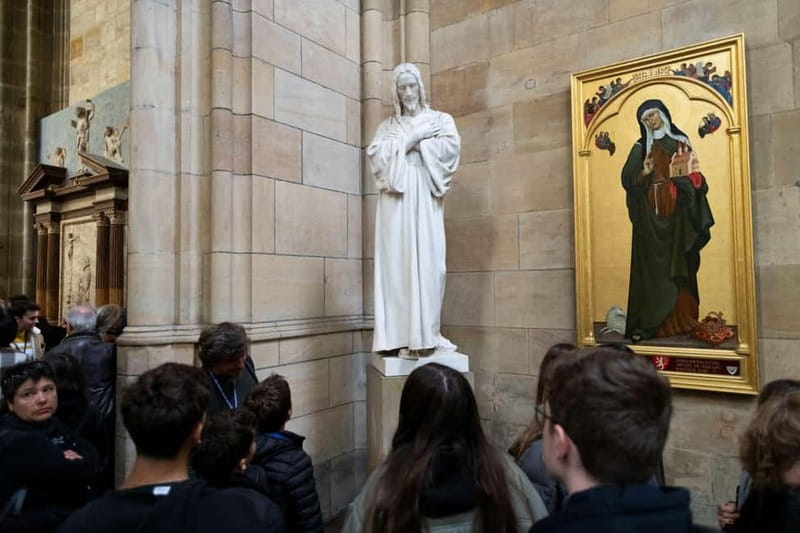 Guided Tour of Prague Castle with Ticket and Transport - St. George’s Basilica adds a smaller-scale stop
