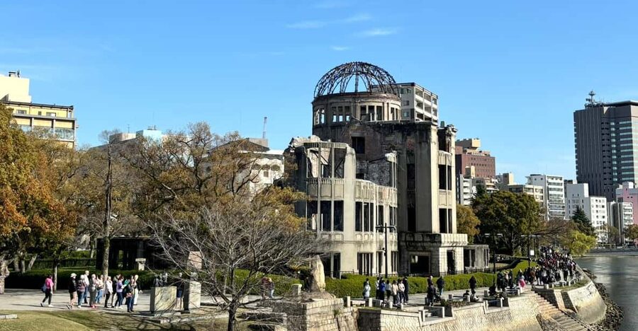 Hiroshima Heritage Trail: A-Bomb Dome, Castle, and Shukkien - Beginning Beside The Peace Memorial Mailbox
