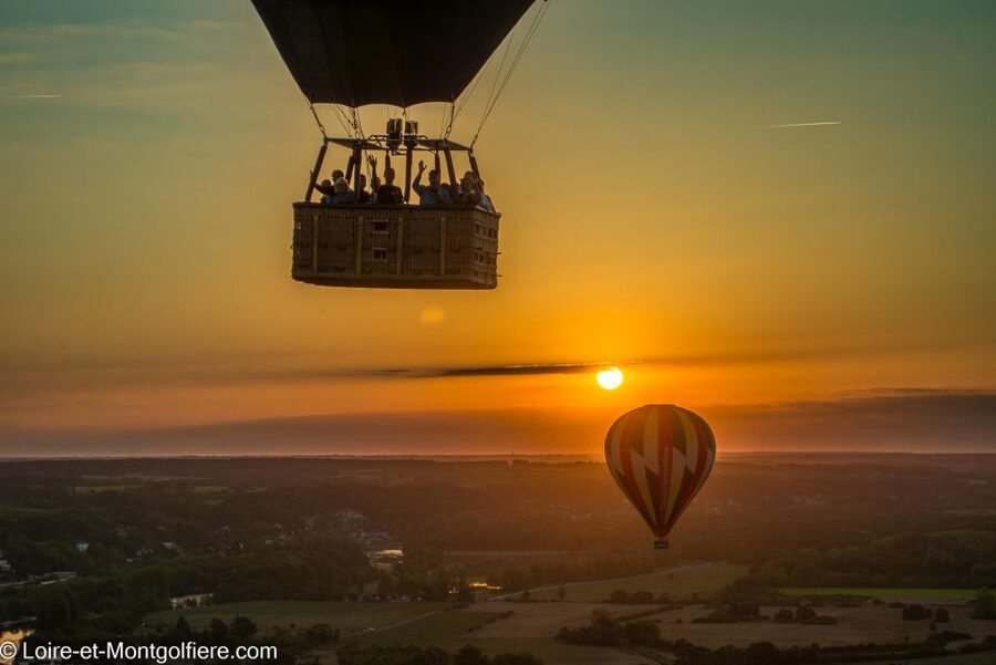 Hot Air Balloon Flight above the Castle of Chenonceau - Why Chenonceau looks so good from a balloon