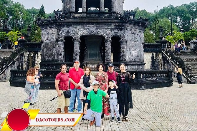 Hue Citadel tour by authentic Train via Hai Van Pass from Da Nang - Thien Mu Pagoda beside the Perfume River