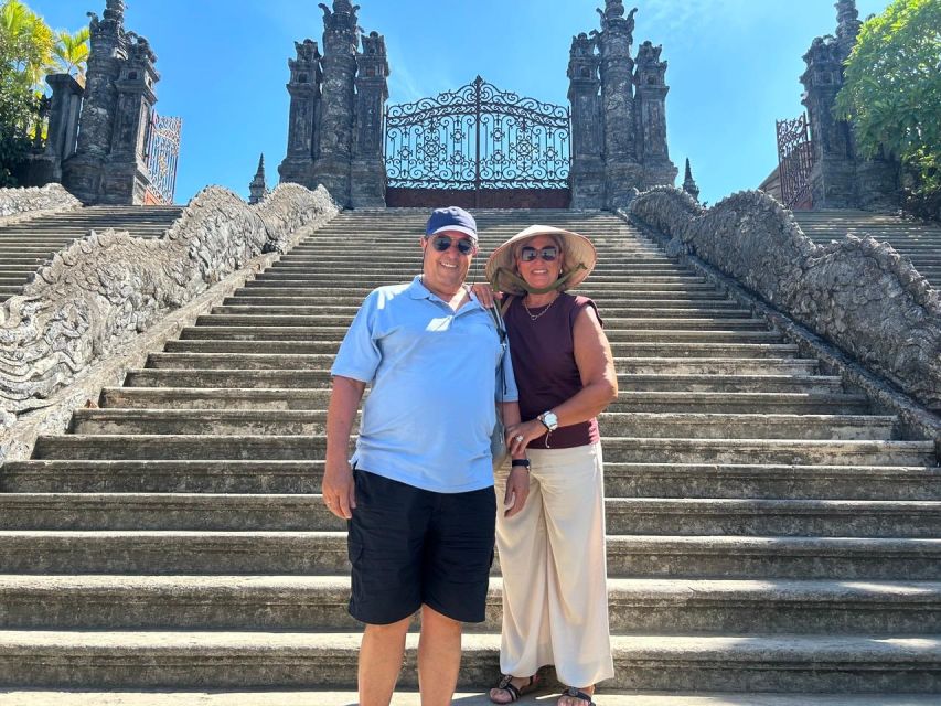 Hue Sightseeings Royal Tombs , Citadel with Private Driver - Seeing Thien Mu Pagoda above the Perfume River