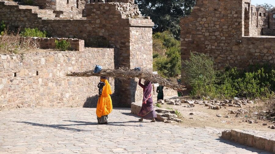 Jaipur: Same-Day Bhangarh Fort & Chand Baori Stepwell Tour - Lunch at a palace hotel
