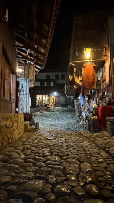 Kruja by Night: Castle & Bazar Tour from Durres/Golem - Walking the Old Bazaar for one hour
