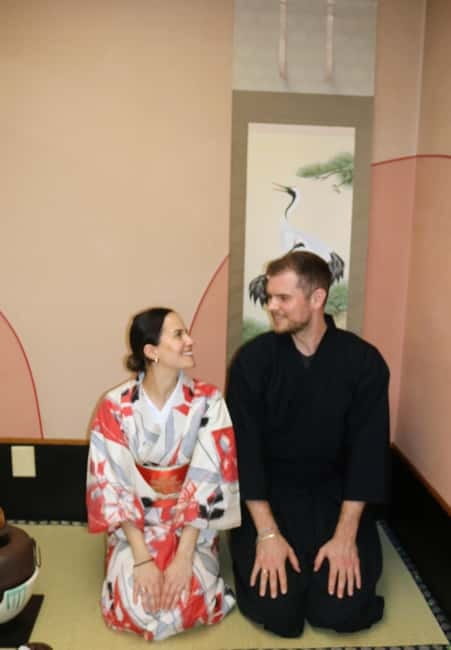 Learn Zen in a class of making Matcha tea near Osaka Castle - Crossing the nijiriguchi into an equal room