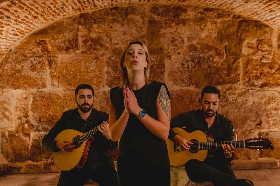 Lisbon: Fado Show and Wine inside Medieval Walls - The Singers and Portuguese Guitar