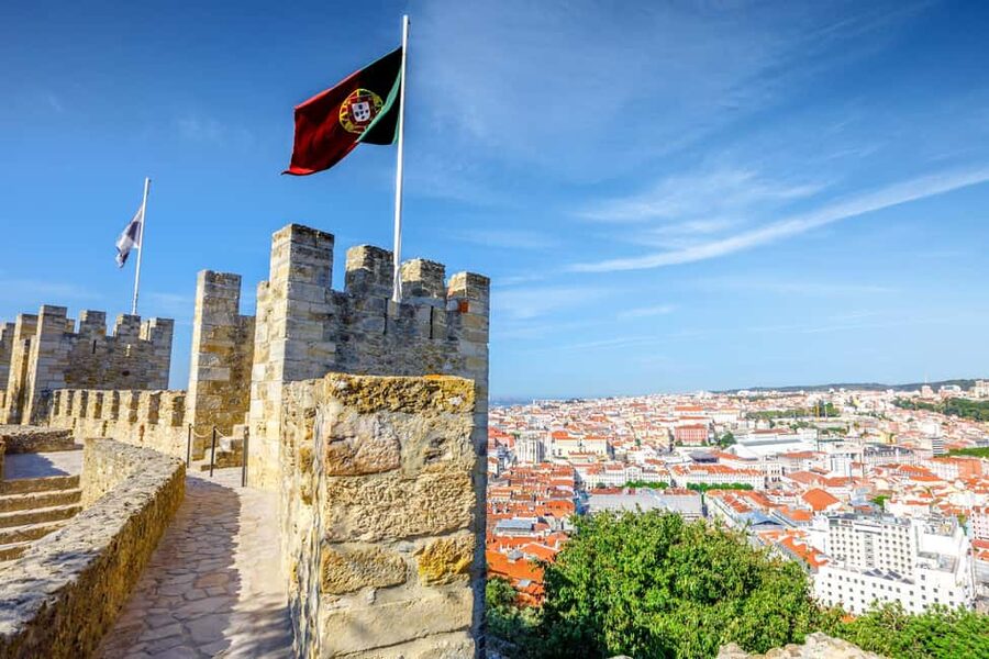 Lisbon Tour: Cristo Rei, Belem, São Jorge Castle, 360°View. - Cristo Rei and the first view across the Tagus