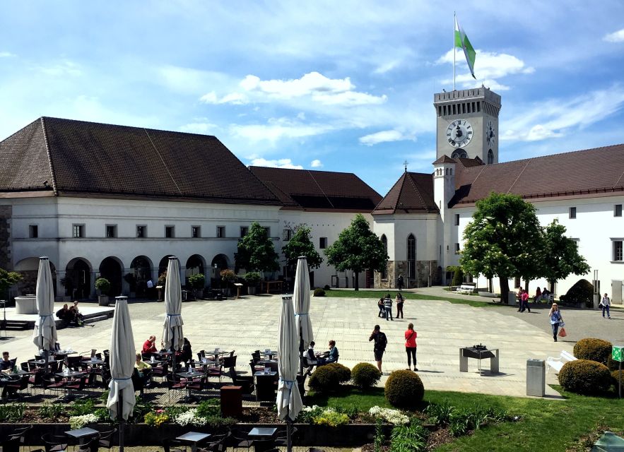 Ljubljana and Ljubljana Castle Sightseeing Tour - Town Hall and the central market