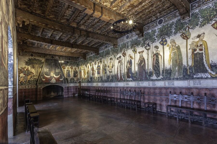 Manta: Manta Castle Entry Ticket - The Baronial Hall and its remarkable fresco cycle
