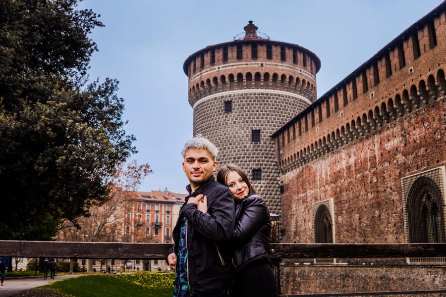 Milan: Professional Photoshoot Outside Sforza Castle - Why Sforza Castle Makes a Strong Photo Setting
