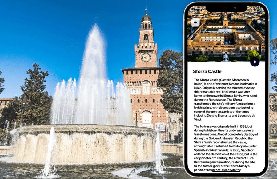 Milan: Sforza Castle Entry Ticket with Digital Audio Guide - Getting started with the app audio guide