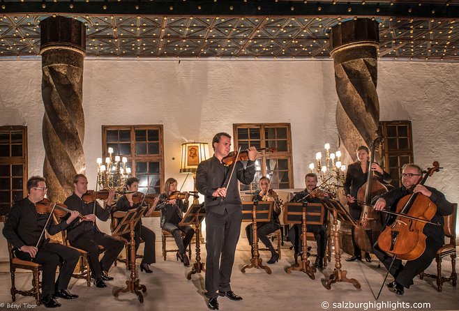 Mozart Concert and Dinner or VIP Dinner at Fortress Salzburg with River Cruise - Mozart in the Golden Hall