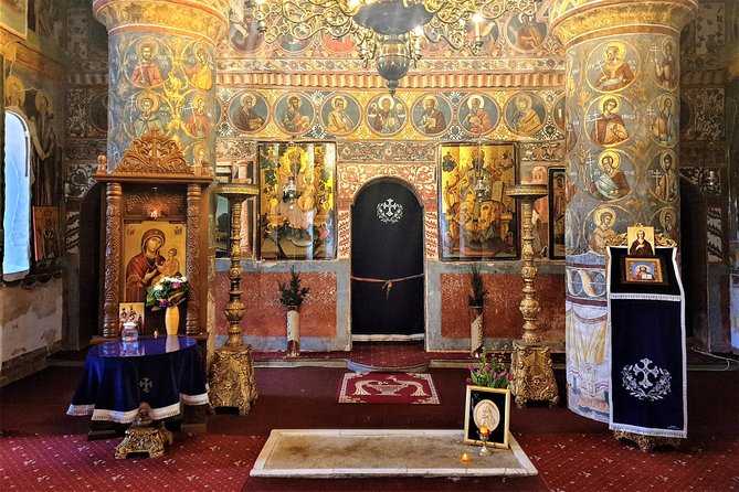 Mystical Monasteries, Dracula's Tomb and Mogosoaia Lake Palace - Private Tour - From University’s Square into the Bucharest story