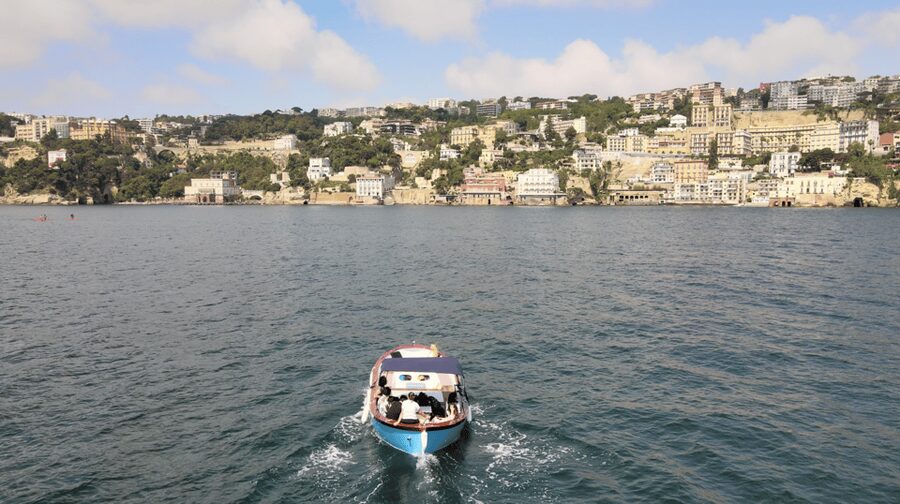 Naples: Castel dell'Ovo Boat Tour with Snorkeling & Aperitif - Castel dell’Ovo from the water