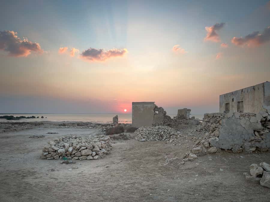 North of Qatar: Olafur Eliasson Exibit, Zubara fort & jumail - Olafur Eliasson’s art in the desert