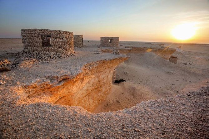 North Qatar Tour | Zubara Fort | Purple Island | Mangros Colony - Al Jumail, an abandoned village by the northern coast