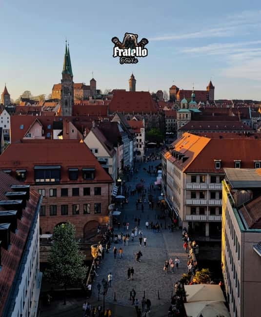 Nuremberg:Complete Tour! Castle/Old Town/World War history - Courtroom 600 brings the day to its most serious point