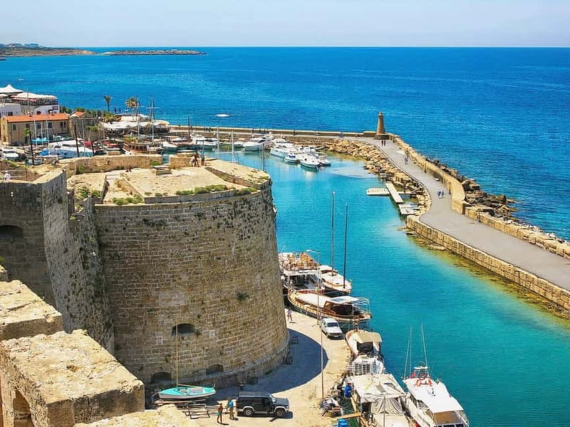 Paphos: Kyrenia, St. Hilarion Castle & Bellapais Abbey Tour - Kyrenia Castle and the old harbor