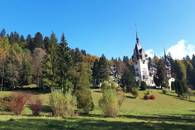 Peles Castle and optional Cantacuzino Castle from Brasov - Sinaia Monastery on the Peles Castle option