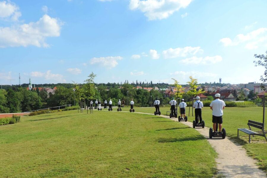 Prague: Castle and Monastery Segway Tour - What guides add to the ride