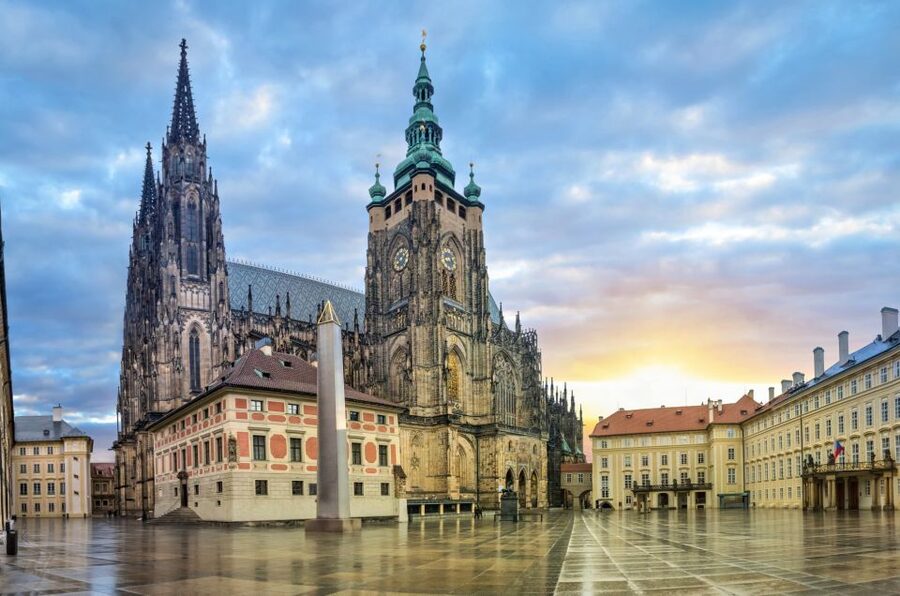 Prague Castle and St. Vitus Cathedral Private Walking Tour - St. Vitus Cathedral and its national treasures