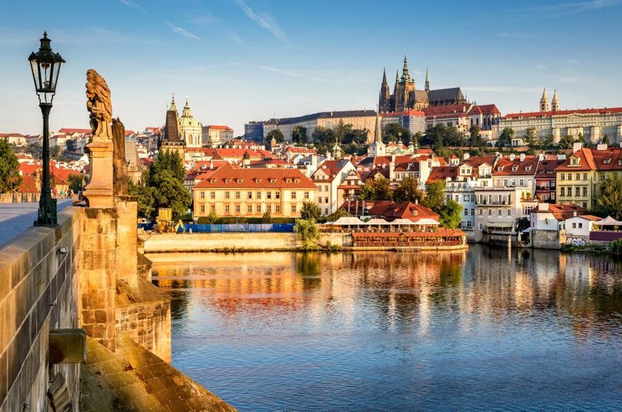 Prague Castle and St. Vitus Cathedral Private Walking Tour - Hradčany Square and the castle entrance
