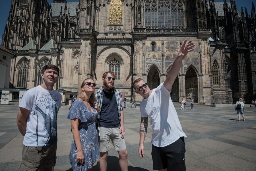 Prague: Castle Grounds & Highlights Walking Tour small-group - The Tram Ride Saves Your Legs