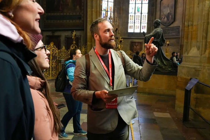 Prague Castle Interiors: Small-Group Tour with Local Guide - St. George’s Basilica: a smaller, quieter stop