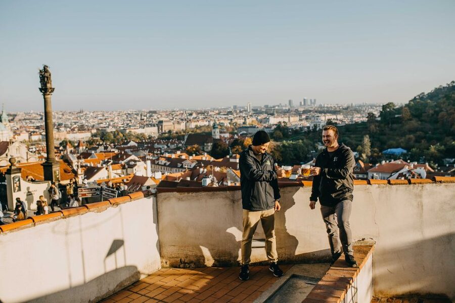 Prague: Castle Side Breweries & Pubs Guided Walking Tour - The uphill tram ride saves your energy