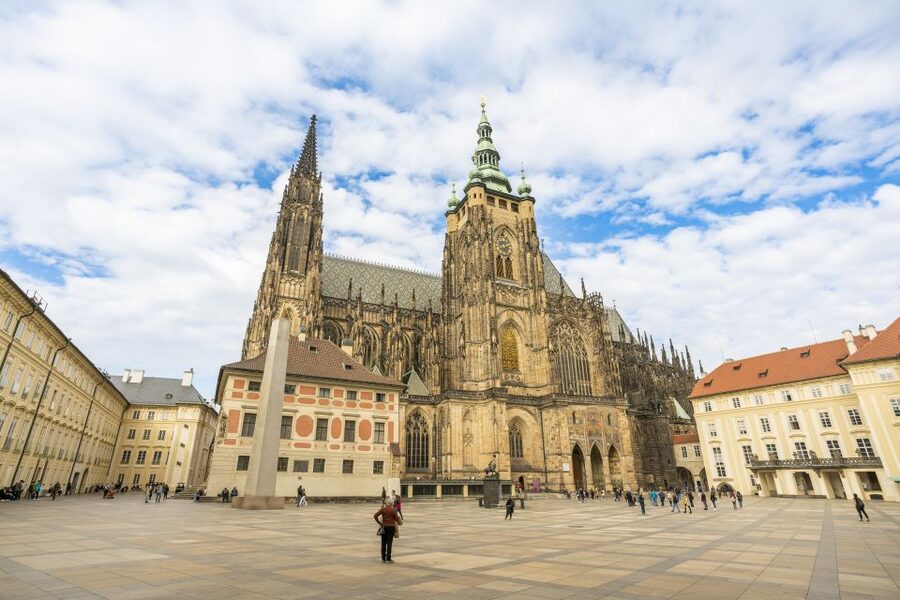 Prague: Castle Tour with Local Guide and Entry Ticket - St. George’s Basilica and the quieter side of the castle