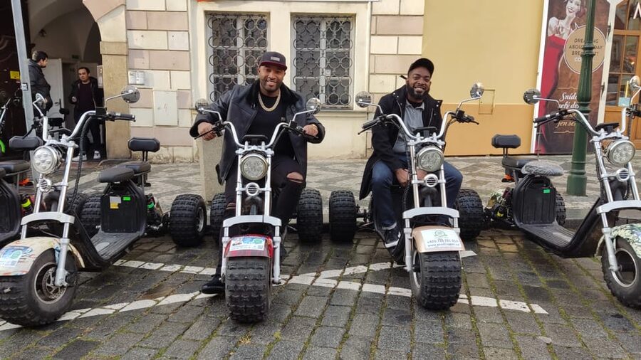Prague: Castle Viewpoints & Charles Bridge Trike Tour - Letná Park and the five-bridge view