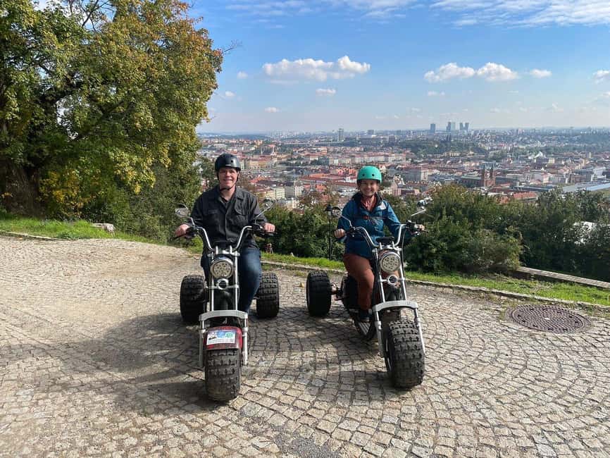 Prague: Castle Viewpoints & Charles Bridge Trike Tour - What riding the electric trike is really like