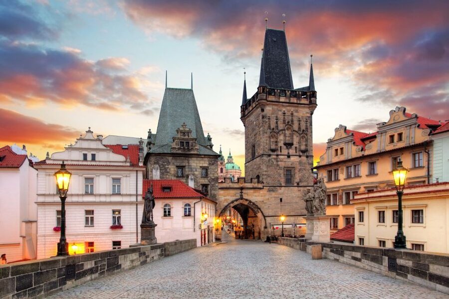 Prague: Full-Day Old Town, River Cruise & Prague Castle Tour - Taking the tram up to Prague Castle