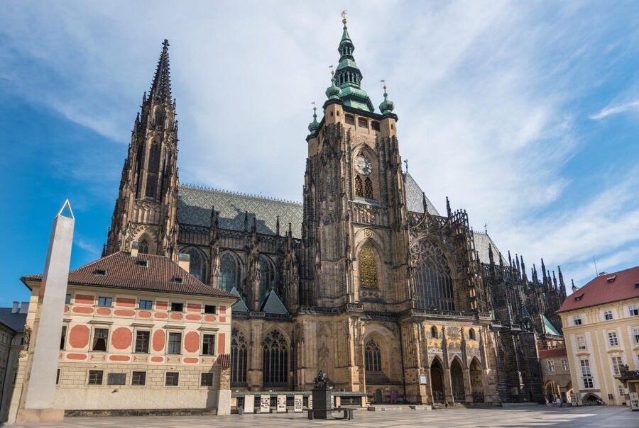 Prague Hradcany Castle, St Vitus Cathedral Tour with Tickets - Prague Castle is a royal district, not just a castle