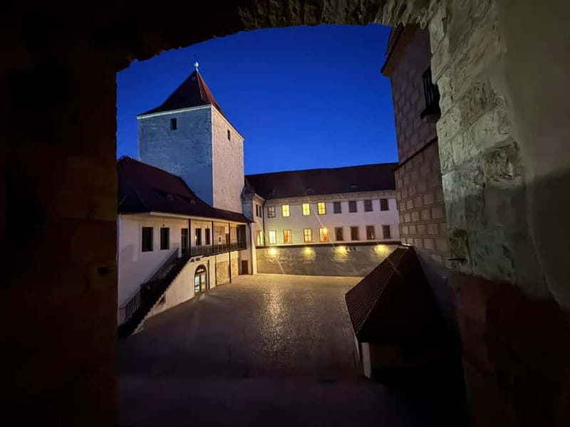 Prague: Night Walk through Prague Castle with City Views - Meeting at Malostranská and taking the tram