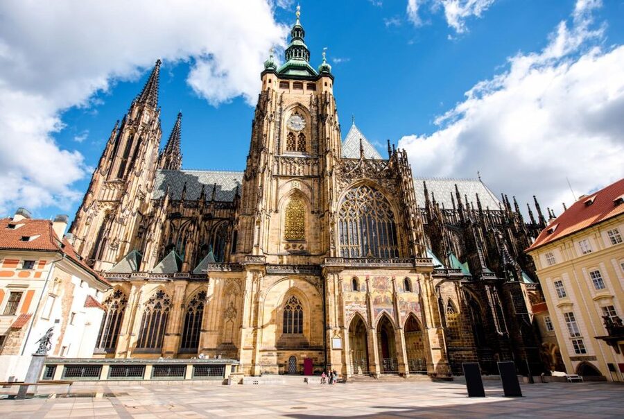 Prague Royal Castle, St Vitus, Golden Lane Tour with Tickets - St Nicholas Church in Lesser Town on the four-hour tour