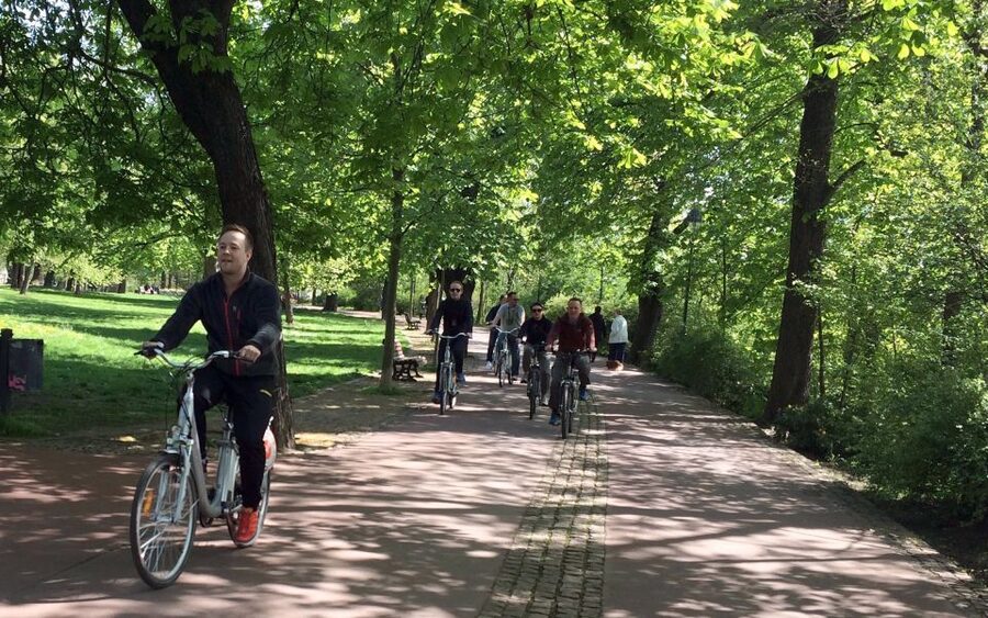 Prague: Stunning Viewpoints, Castle, City & Park Bike Tour - Petrin Park and more views over the city