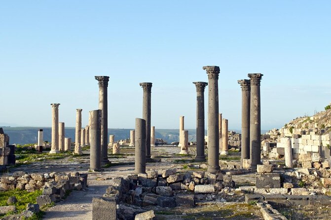 Private Day Trip to Jerash, Umm Qais and Ajloun Castle from Amman - Umm Qais and its wide-open views
