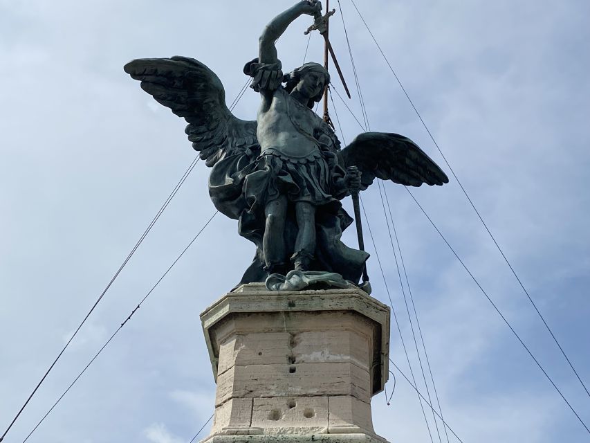 Rome: Castel Sant'Angelo Entry Ticket & Digital Audioguide - The rooftop terrace and Rome’s wide-open view