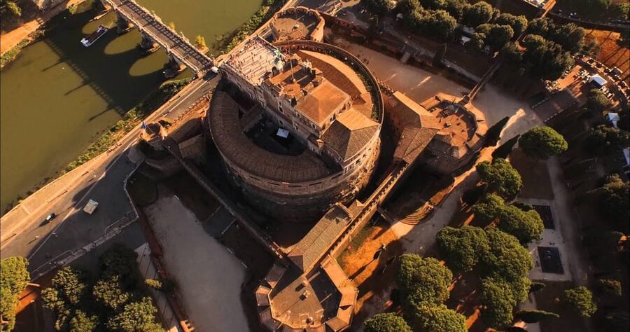 Rome: Castel Sant'Angelo Reserved Entry - The terrace and Rome’s wide-open view