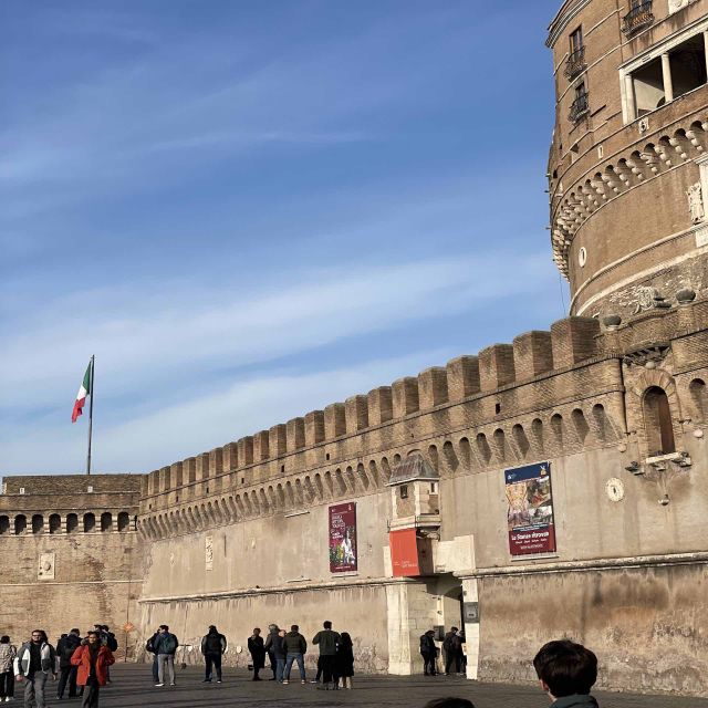 Rome: Castel Sant'Angelo Tour With Skip-the-line Access - Reaching the terrace for Rome views