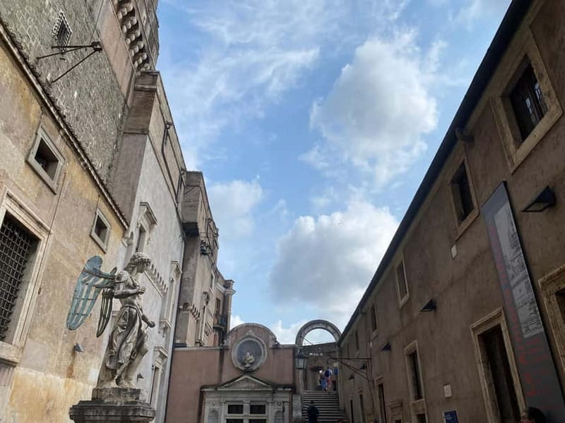 Rome: Castle Sant'Angelo Ticket w/ audioguide option - The rooftop terrace and the view across Rome