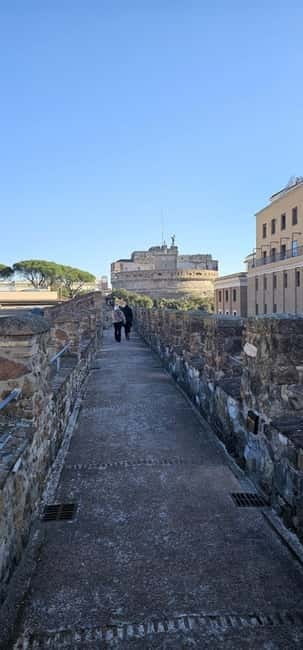 Rome: Passetto di Borgo Tour & Castel Sant’Angelo Ticket - San Marco’s Bastion and the view toward St. Peter’s