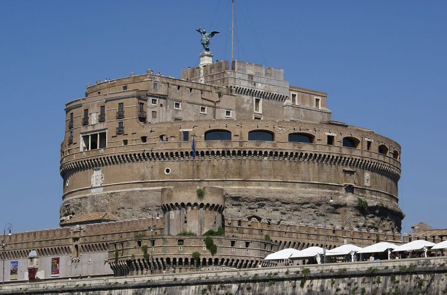 Rome: Small Group Guided Tour of Castel Sant'Angelo - The terrace and Rome from above