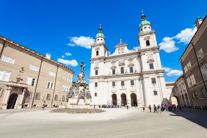 Salzburg Old Town, Fortress, Cathedral Private Walking Tour - Kapitelplatz and the fortress above the roofs