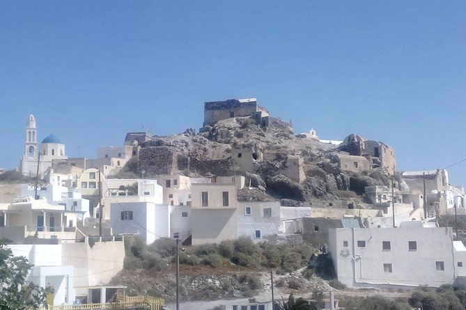 Santorini Highlights and Venetian Castles Small-Group Day Tour - Emporio shows Santorini’s medieval side