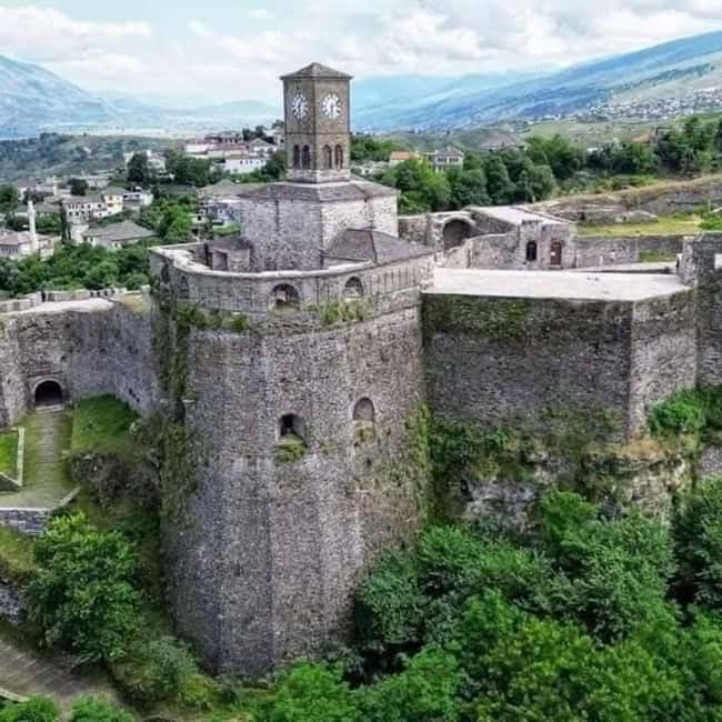 Saranda: Lekursi Castle, Blue Eye, Gjirokaster, & More Tour - Lekursi Castle gives you the big picture first
