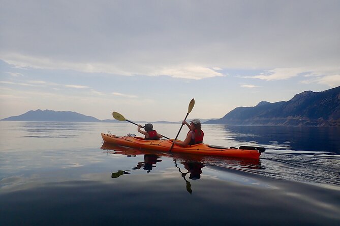 Sea Kayak Nafplio - Medieval Castles Tour - Paddling beneath Acronafplia Fortress