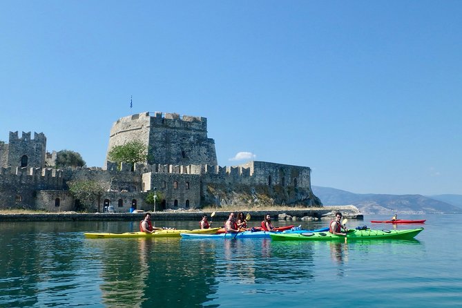 Sea Kayak Nafplio - Medieval Castles Tour - The beach break, snorkeling, and homemade snacks